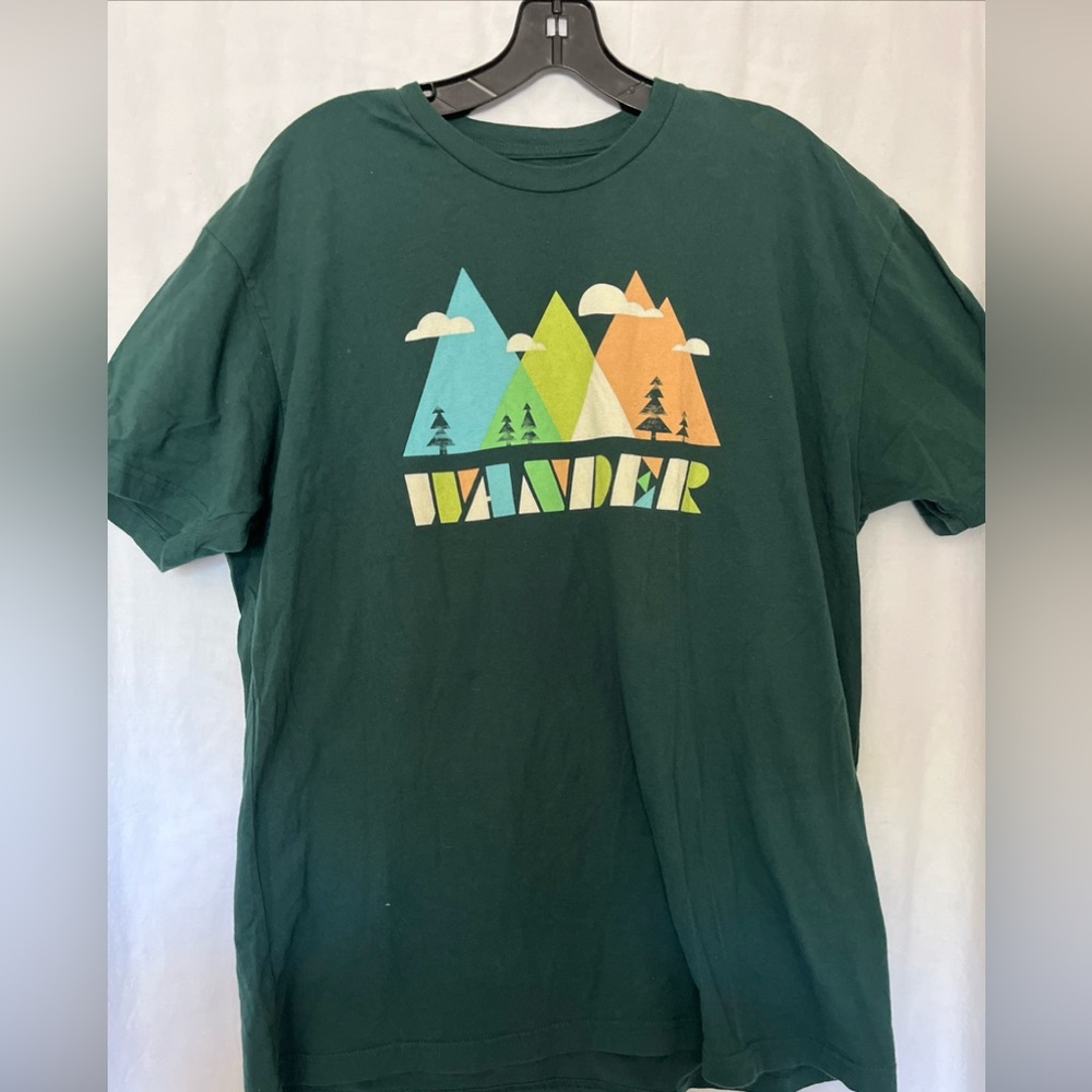 Cotton Bureau Men’s Green Graphic Tee XL